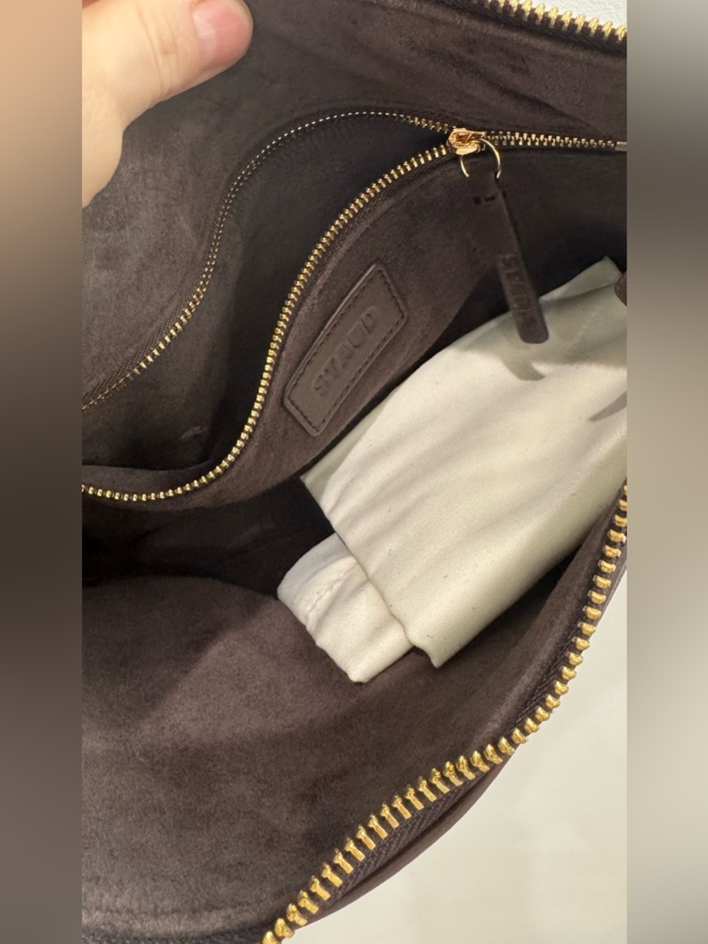 NEW STAUD DEMY SHOULDER BAG ESPRESSO - Picture 17 of 17